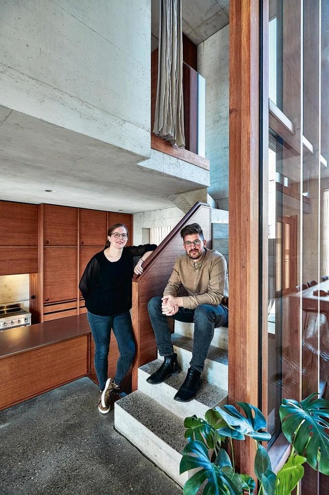 Beton als bouwsteen voor architectenwoning: 'We wilden geen nepmaterialen in ons huis'