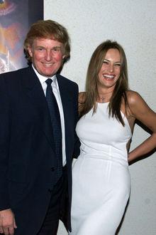 Donald Trump et celle qui était encore Melania Knauss, en 1999