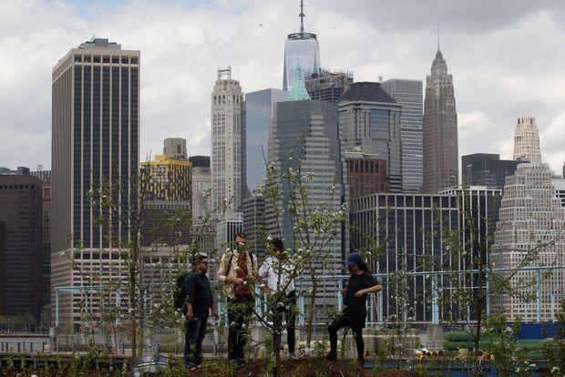 In beeld: het eerste drijvende park in New York