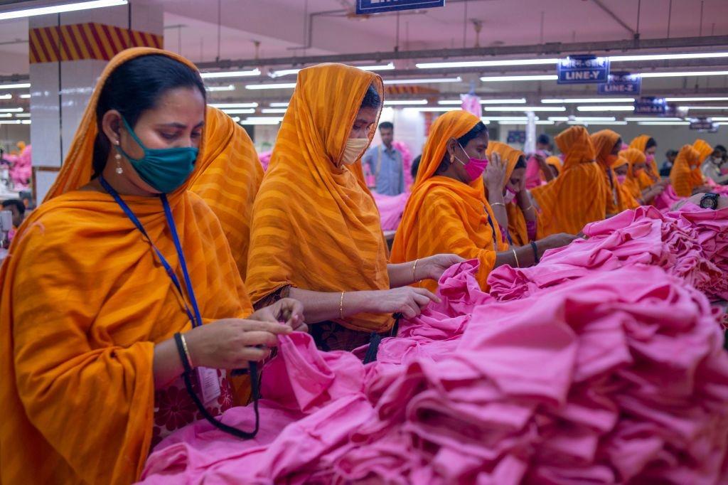 Textielarbeiders in Bangladesh