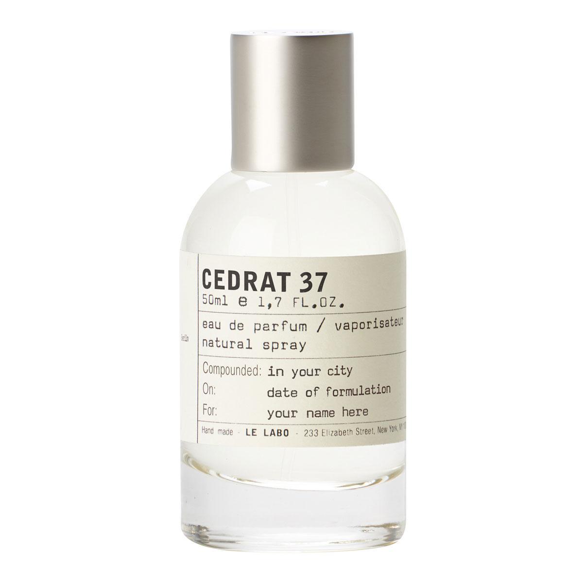 Cedrat 37, City Exclusives Berlin (281 euro voor 50 ml), Le Labo.