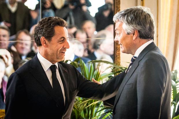 Didier Reynders et Nicolas Sarkozy, de vieux amis.