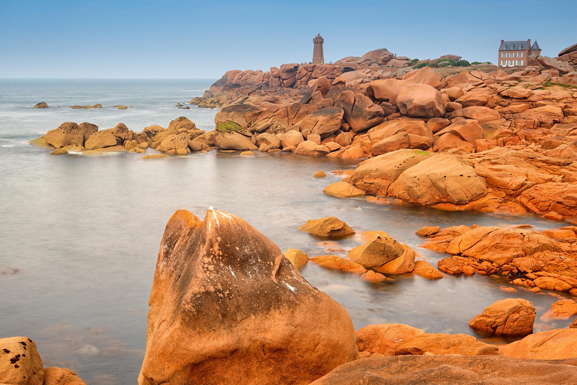 De indrukwekkende rotsen van Bretagne