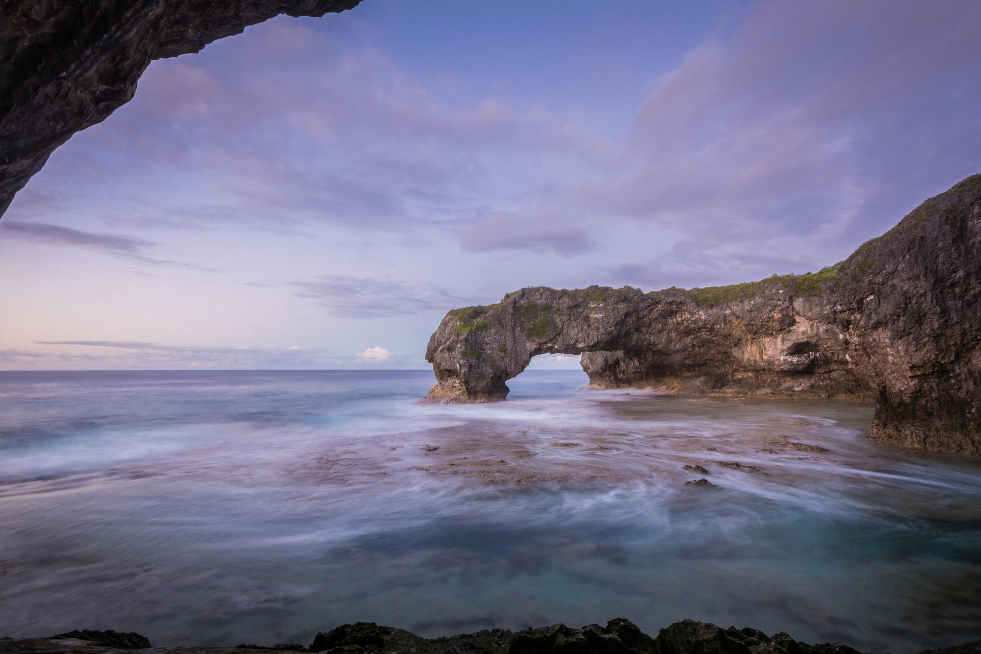 De rotsen van Niue