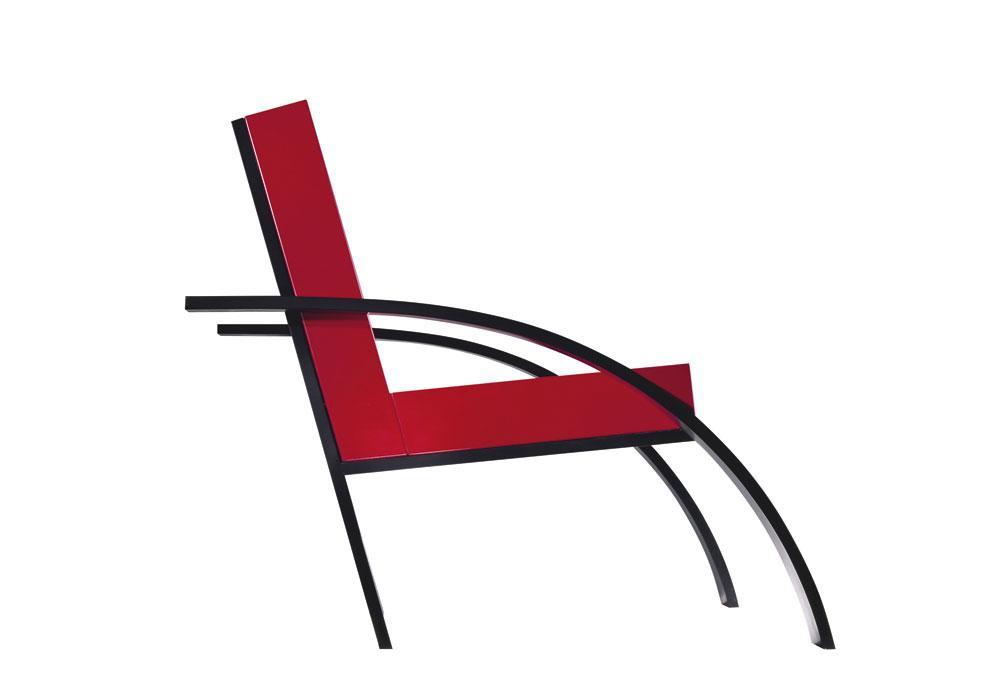 De Parigi-stoel van Aldo Rossi voor Unifor, uit 1989.