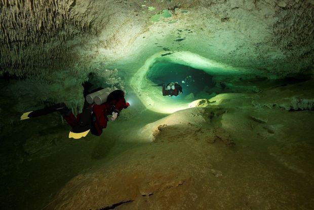Grootste onderwatergrot ter wereld ontdekt in Mexico