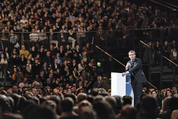 Au Grand Palais, à Lille, le 14 janvier, 5 000 personnes ont écouté le discours du fondateur d'En marche !
