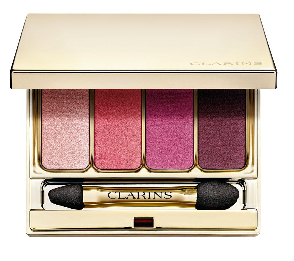 4 Colour Eyeshadow Palette in 07 Lovely Rose (48 euro), Clarins.