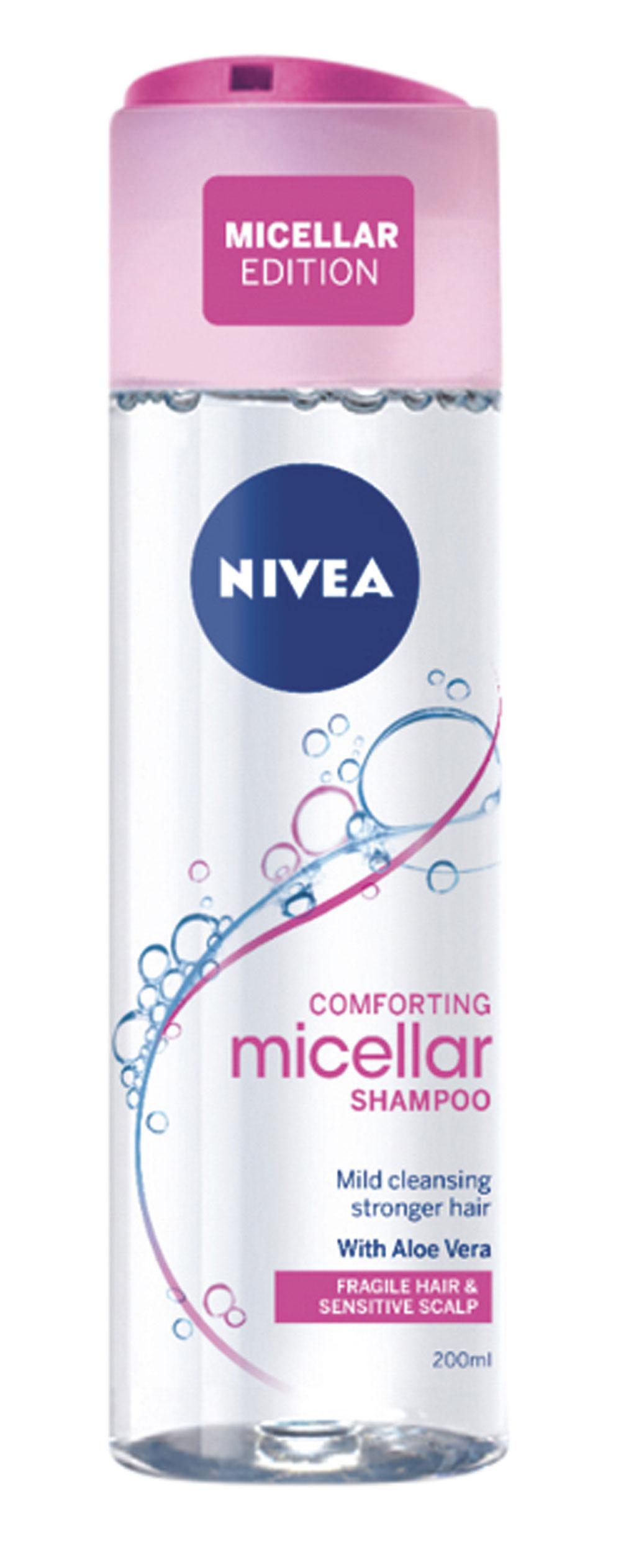 Comforting Micellar Shampoo (5,39 euro), Nivea.