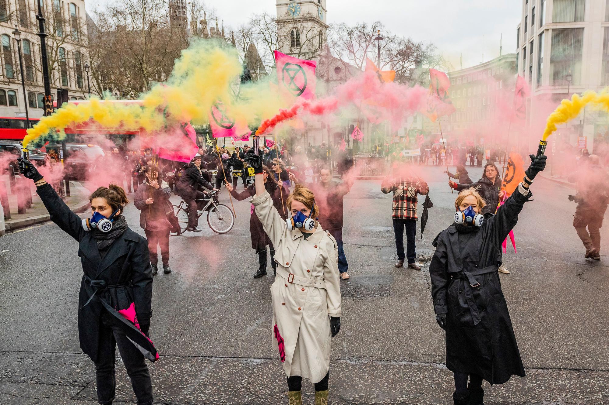 Enkele activoerders van Extinction Rebellion