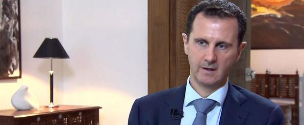 Le président syrien Bachar al-Assad, interviewé par Khabar TV le 4 octobre 2015