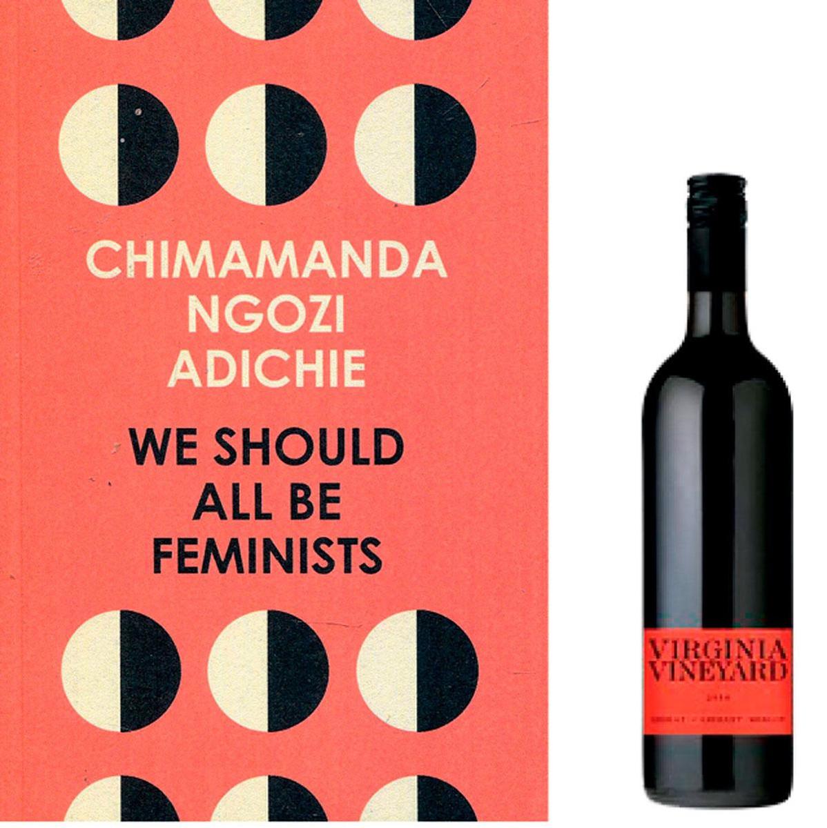 Een goed boek en een glas wijn, beide kun je online bestellen op de webshop van Luddites, de nieuwe wijn- en boekenbar in Antwerpen. We Should All Be Feminists (9,95 euro) van Chimamanda Ngozi Adichie is alvast een aanrader. shop.luddites.eu