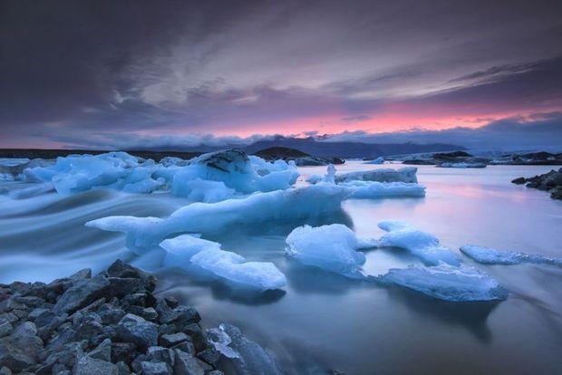 Jökulsárlón ijsmeer in IJsland