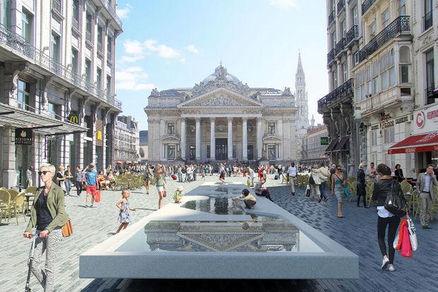 Du sport, des jeux et de la culture sur les boulevards piétonniers du centre de Bruxelles (images)