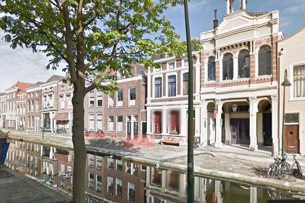 La Vlamingstraat à Delft. 