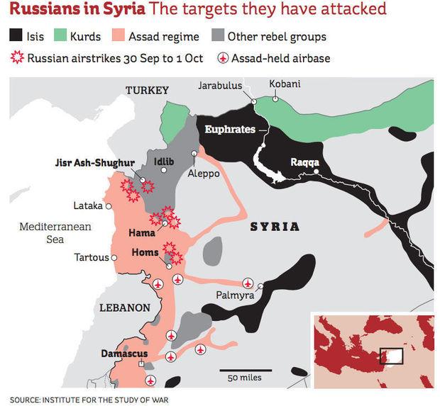 Syrie: qui combat qui? Une infographie pour y voir plus clair