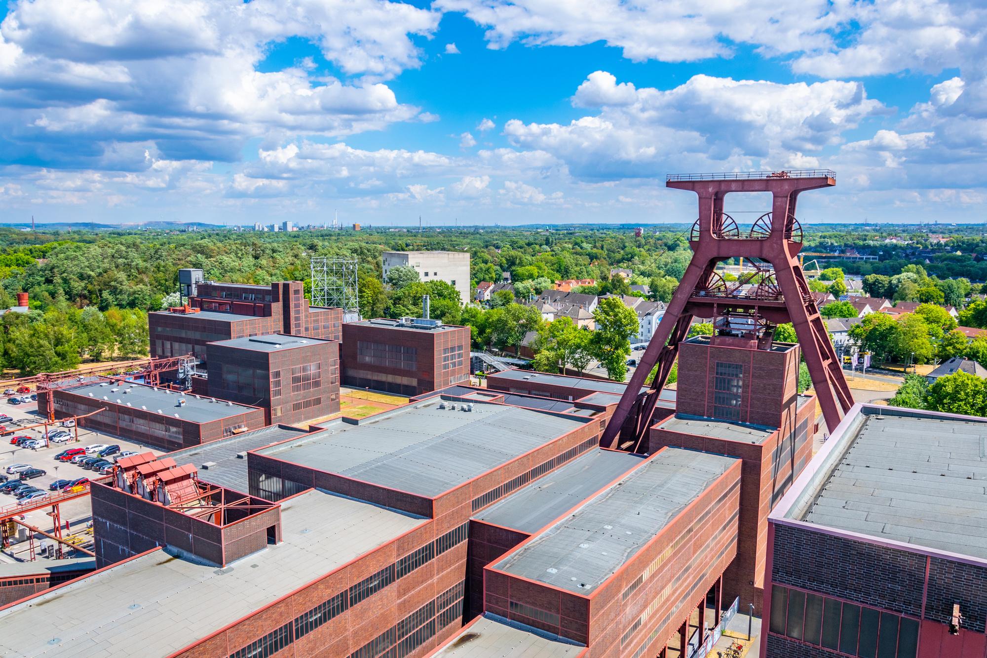 Zeche Zollverein, een centrum voor musea, festivals en sportieve activiteiten