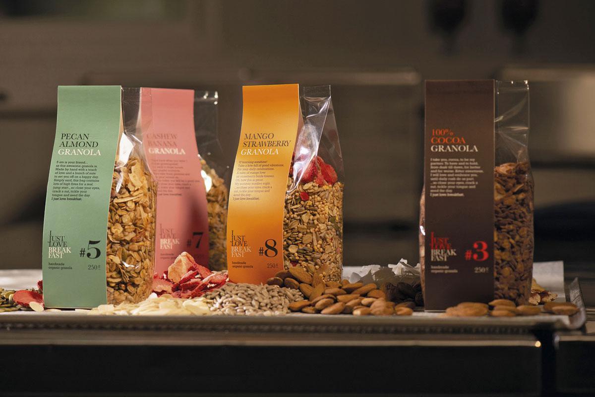Geluk in een zak: Natalie Vanderick maakt huisgemaakte granola
