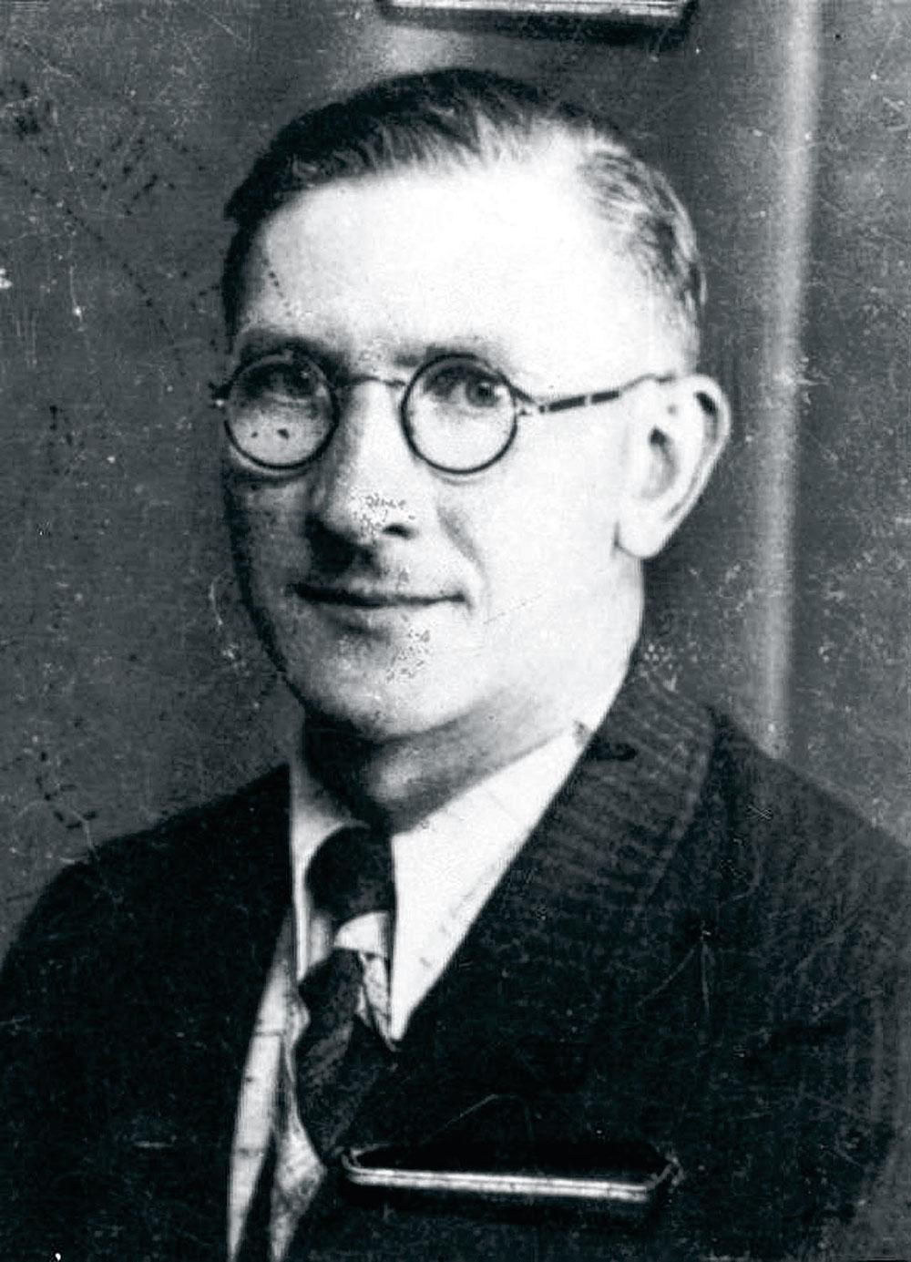 Hubert Heymans, arrêté le 21 janvier 1942 et fusillé le jour même.