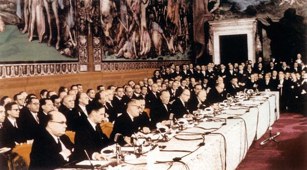 Soixante ans après la signature du traité de Rome, les dirigeants de l'Union se retrouvent dans la capitale italienne.