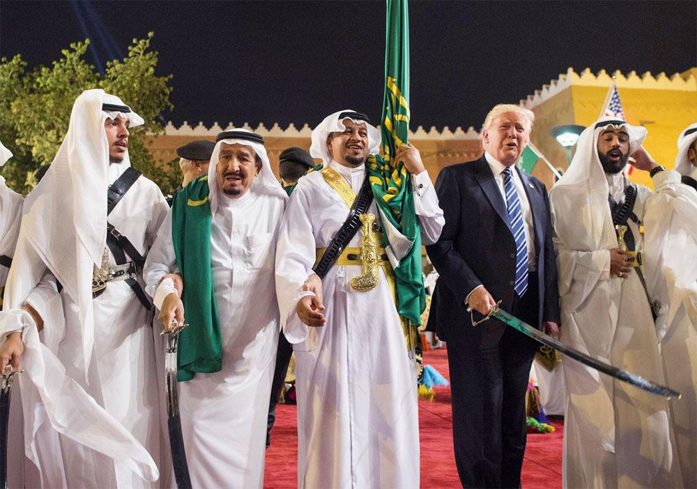A Riyad, en Arabie saoudite, en mai : une politique étrangère qui semble exclusivement guidée par des coups d'éclat.