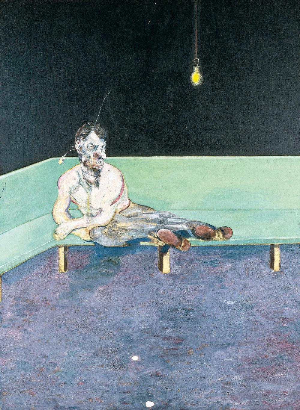 Study for Portrait of Lucian Freud, Francis Bacon, 1964.