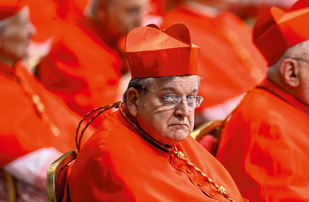 Le cardinal américain Raymond Burke, l'un des chefs de file des ultraconservateurs.