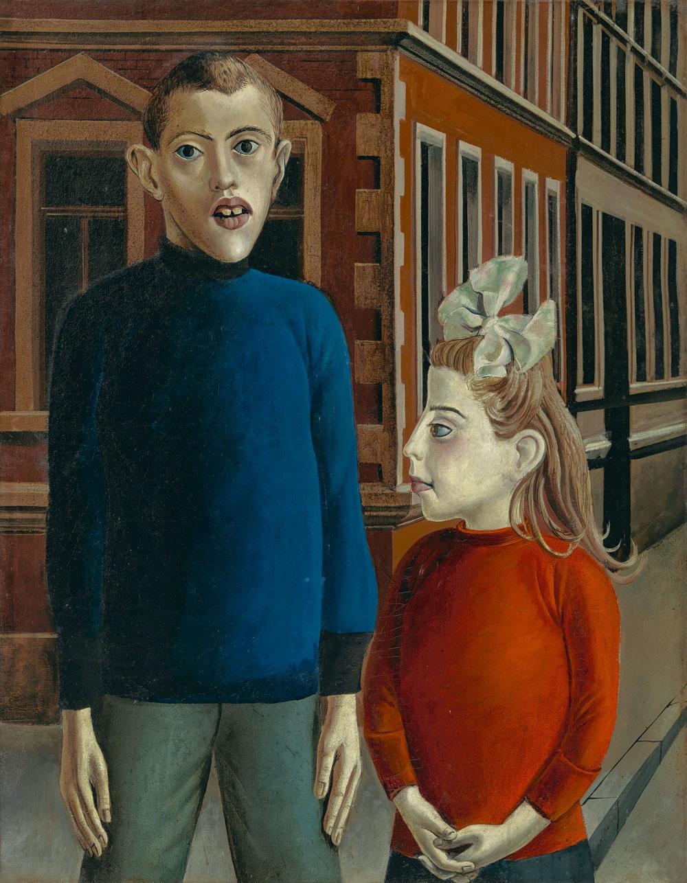 Two Children, Otto Dix, 1921.