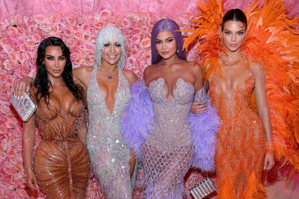 Kim Kardashian West, Jennifer Lopez, Kylie Jenner en Kendall Jenner