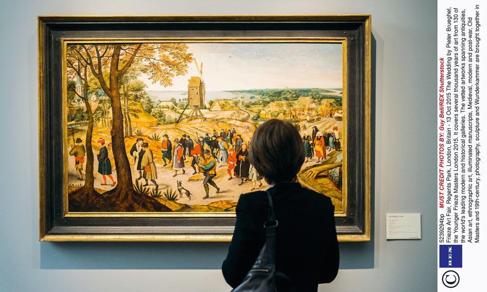 Un tableau de Pieter Bruegel l'Ancien, honoré en 2019 dans sa maison bruxelloise rénovée grâce surtout à de l'argent flamand.