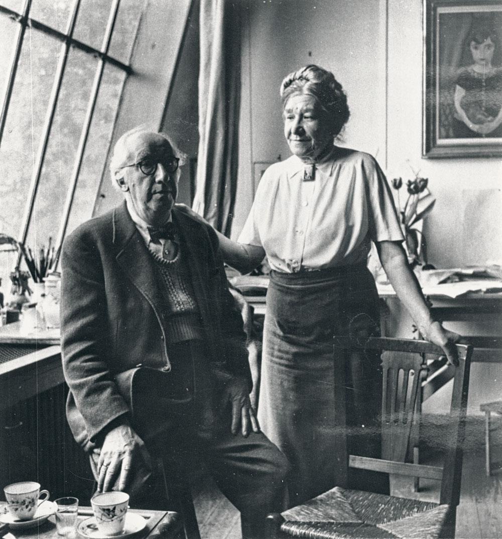 Edgard Tytgat et son épouse Maria (1950).