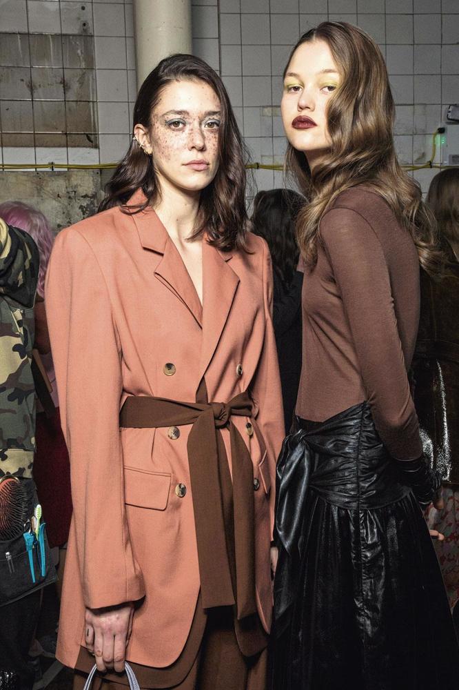 Backstage Rejina Pyo, herfst-winter 2019.