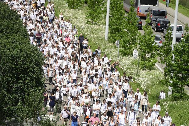 Une marche blanche de 1.500 citoyens pour dire adieu à Mawda
