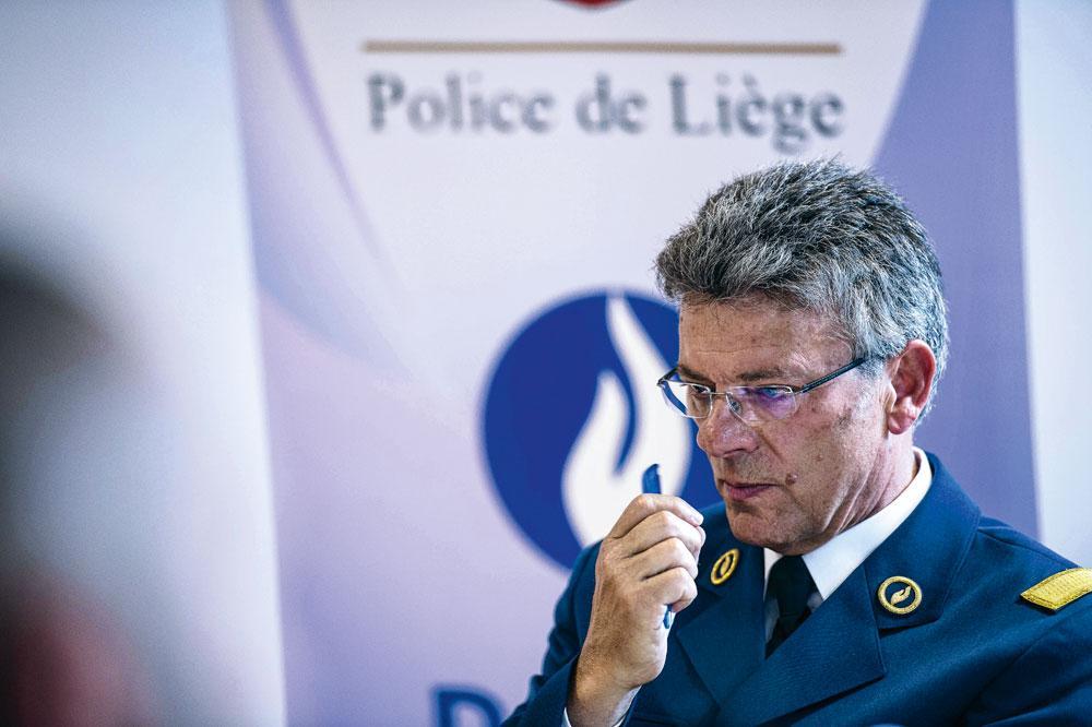 Christian Beaupère (police de Liège) n'a pas craint de montrer son humanité.
