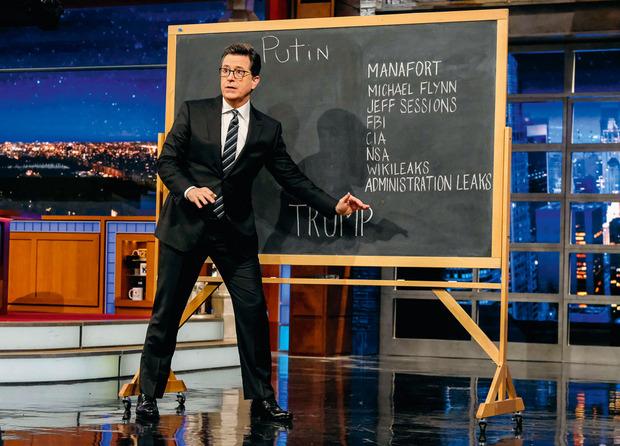 Stephen Colbert, le challenger qui pilote le Late Show de CBS.