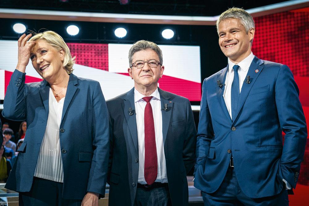 Le président de La France insoumise Jean-Luc Mélenchon préfère Marine Le Pen à sa nièce parce qu'elle 