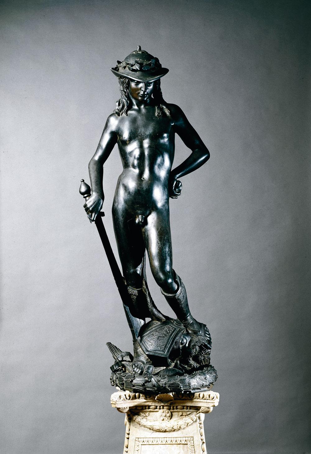 David, Donatello, 1430 - 1432 (hauteur : 158 cm).