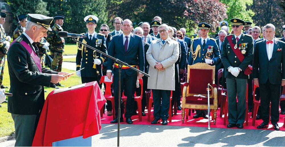 Le roi Philippe lance officiellement le projet Nos héros oubliés, le 2 mai 2018, au cimetière de Bruxelles.