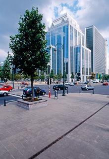 Le siège d'Euroclear Bank à Bruxelles.