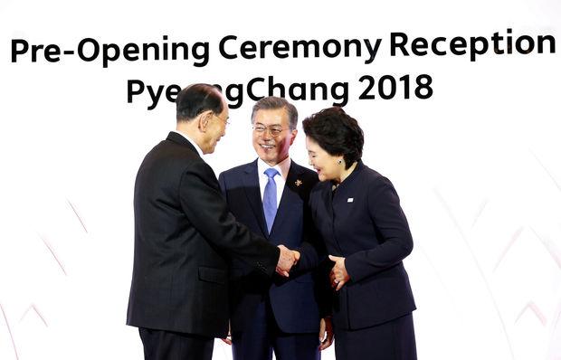 JO d'hiver: les deux Corées main dans la main pour ouvrir les Jeux