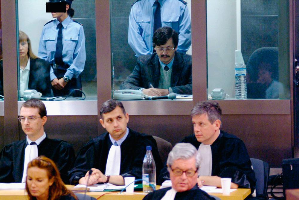 Marc Dutroux, lors de son procès à Arlon, en 2004.