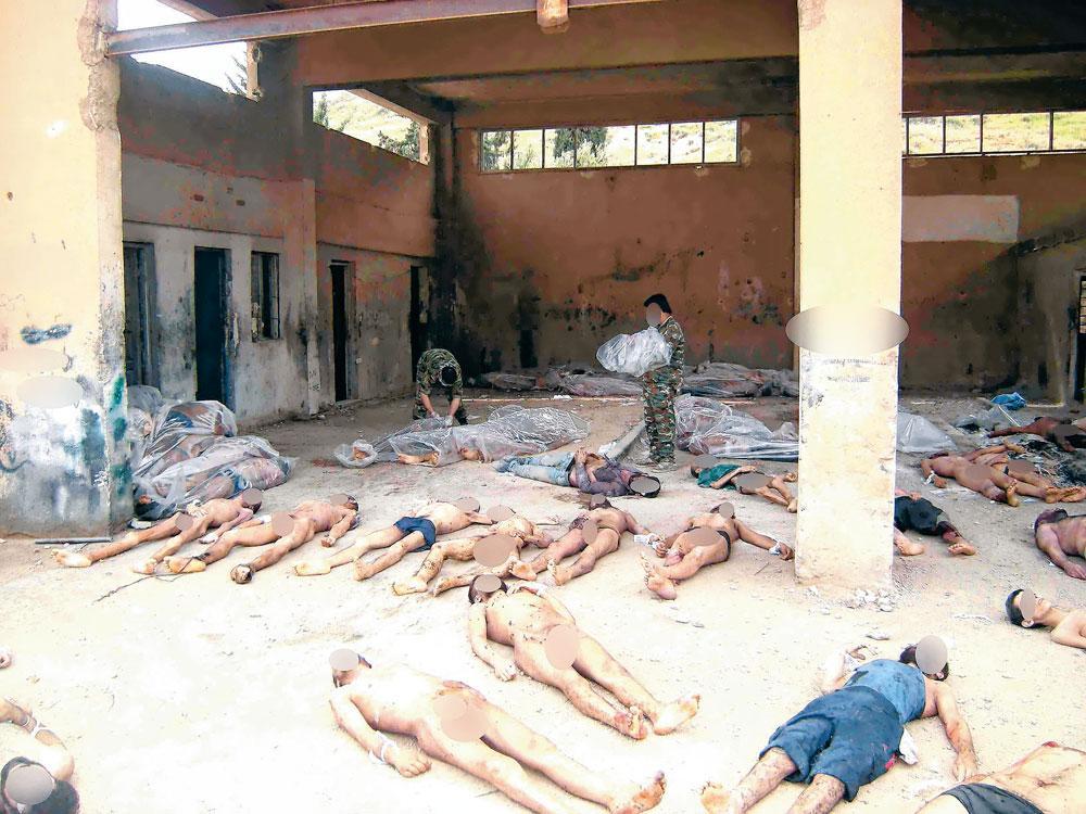 L'une des 54 000 photos de corps suppliciés d'opposants au régime syrien qu'un ex-photographe de la sécurité militaire a fait sortir de son pays.