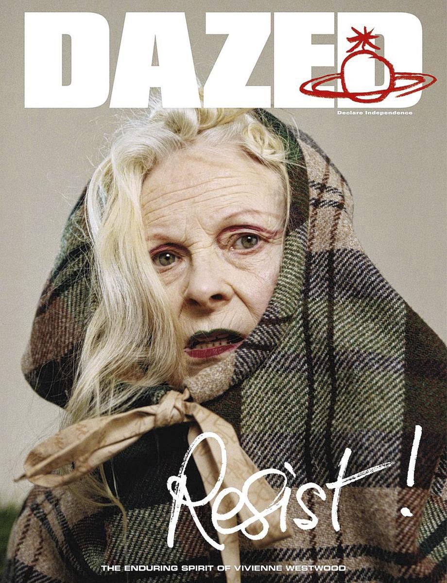 Vivienne Westwood op de cover van Dazed