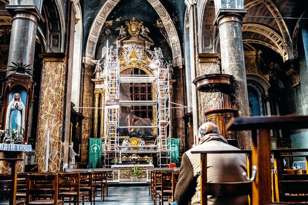 En voie de restauration: Sainte-Catherine