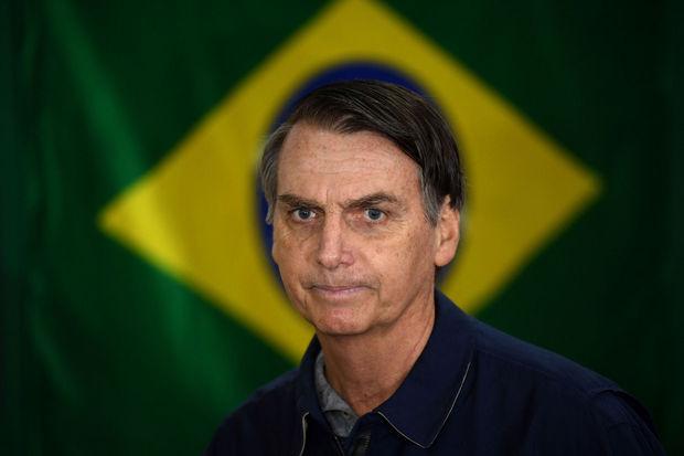 Jair Bolsonaro, candidat d'extrême droite.