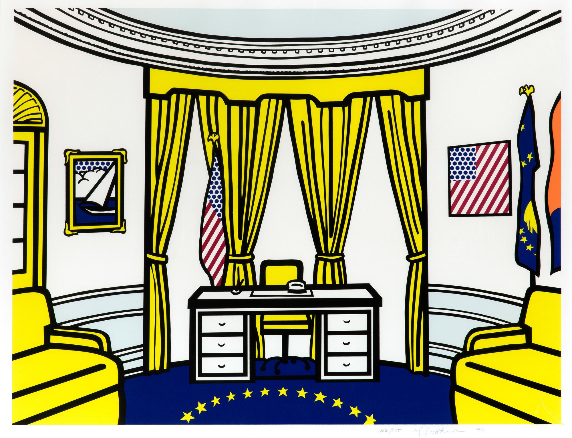 Roy Lichtenstein, The Oval Office, 1992