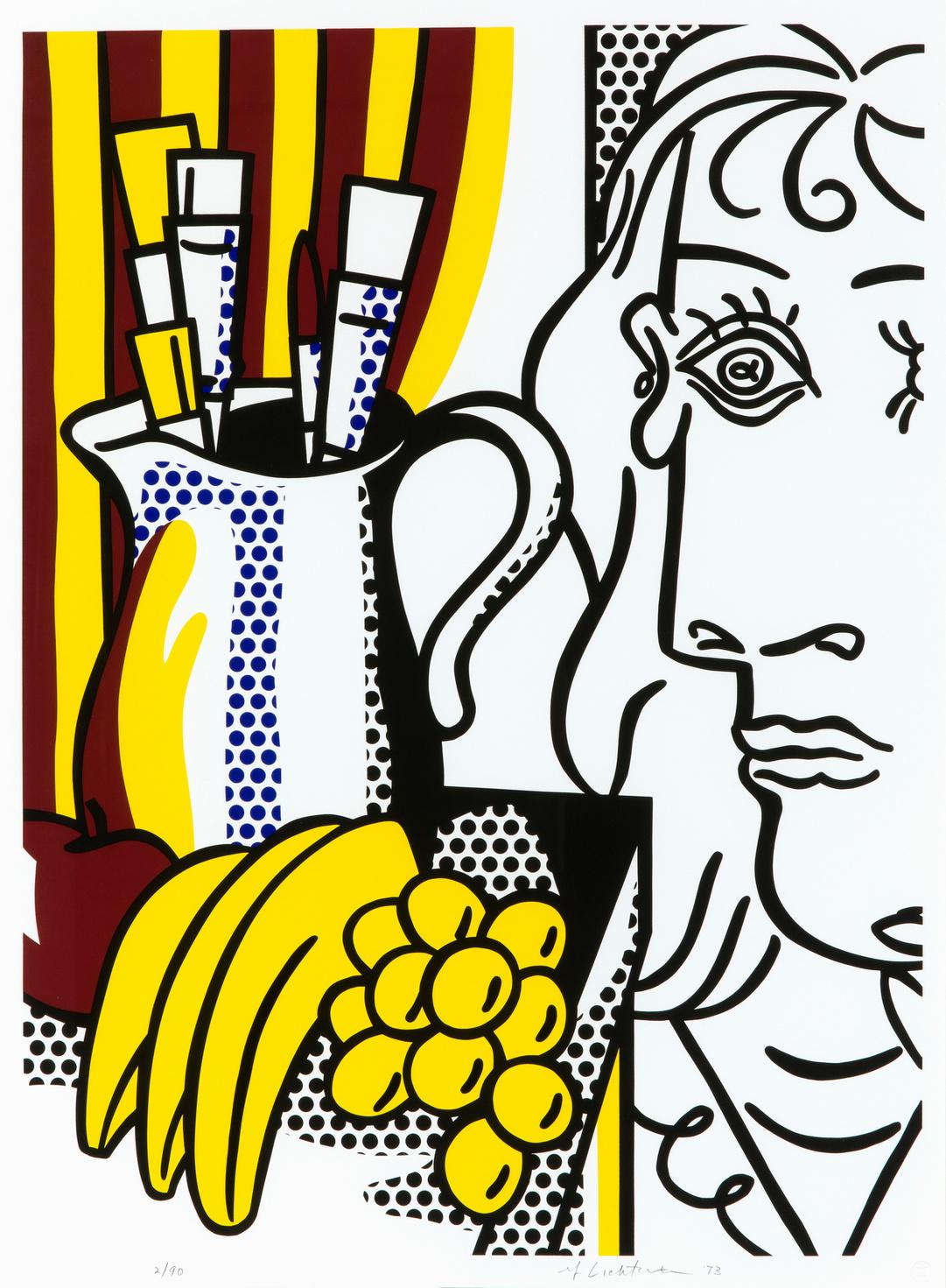 Roy Lichtenstein, Still life with Picasso, 1973