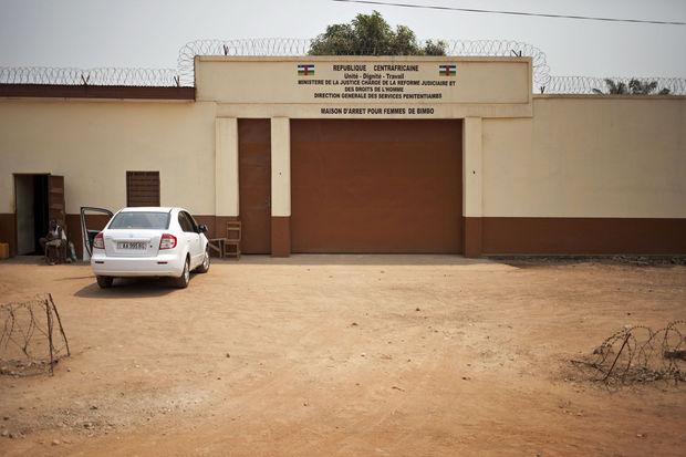 La prison pour femmes de Bimbo, à Bangui.