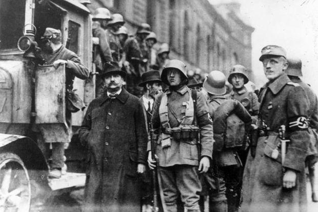 Membres des milices nazies lors du putsch de la Brasserie