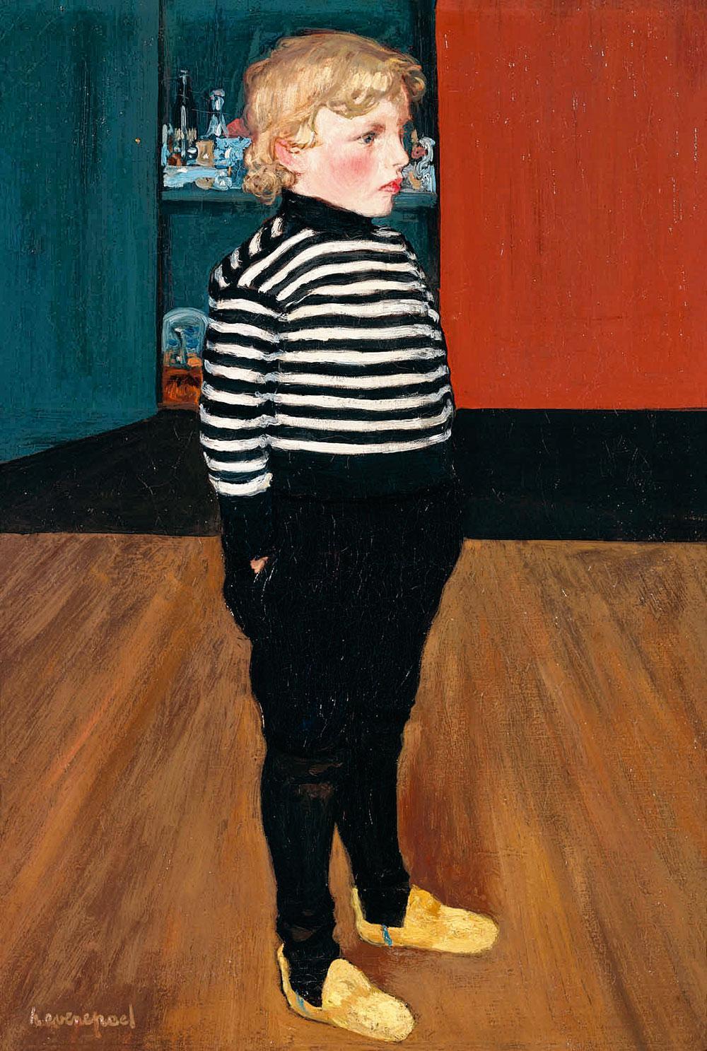 Charles au jersey rayé, Henri Evenepoel, 1898 (73 cm × 50 cm).